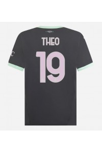 AC Milan Theo Hernandez #19 Jalkapallovaatteet Kolmaspaita 2024-25 Lyhythihainen